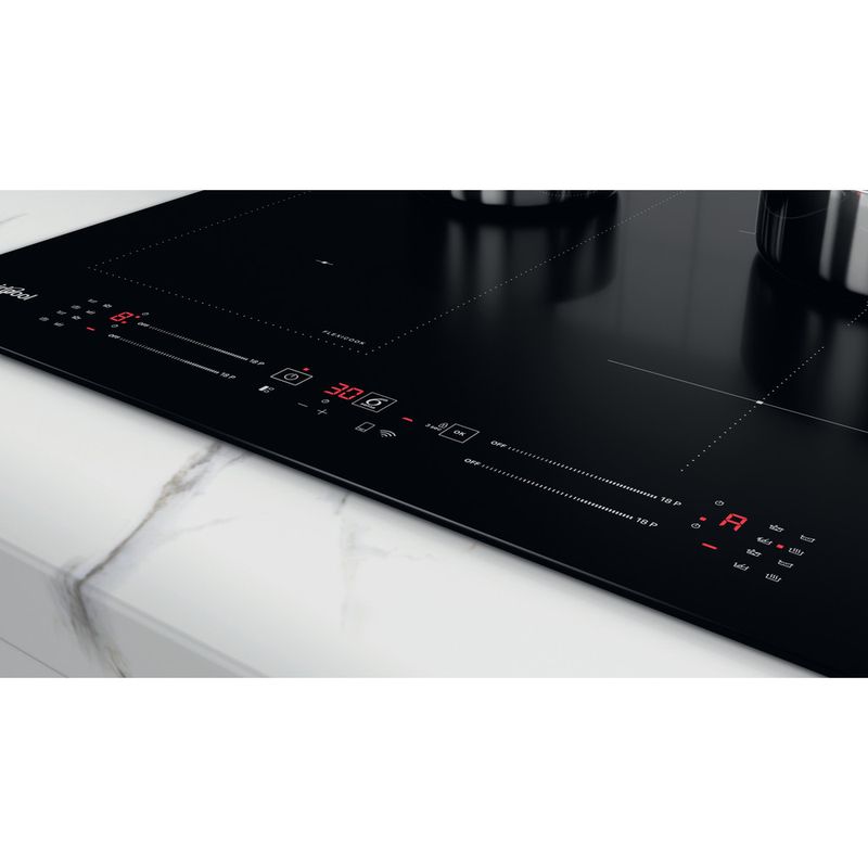 Whirlpool Piano cottura WL S2260 NE Nero Induction vitroceramic Lifestyle control panel