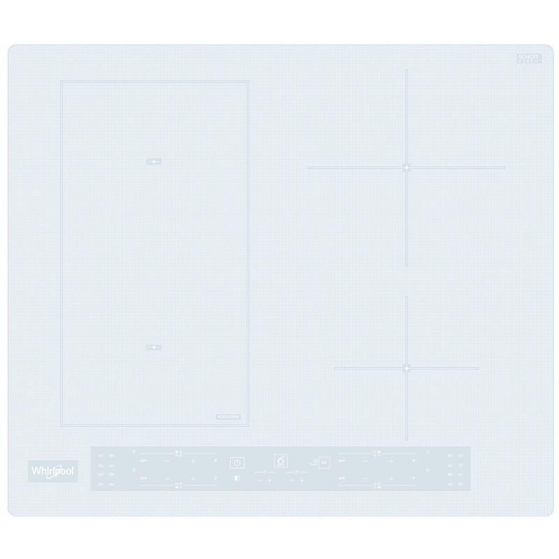 Whirlpool Piano cottura WL B4560 NE/W Bianco Induction vitroceramic Frontal