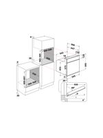 Whirlpool Forno Da incasso AKP 444/NB Elettrico A Technical drawing