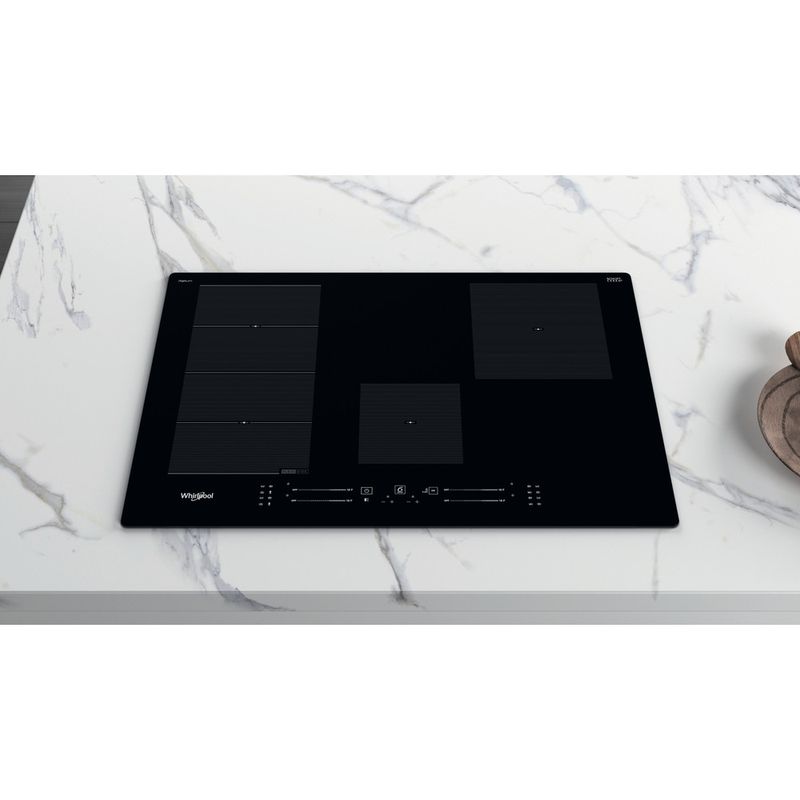 Whirlpool Piano cottura WF S0377 NE/IXL Nero Induction vitroceramic Lifestyle frontal top down
