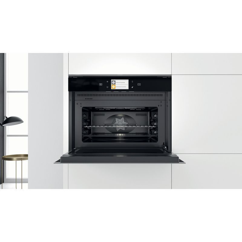 Whirlpool-Microonde-Da-incasso-W11I-ME150-Dark-Grey-Elettronico-40-Microonde-combinato-850-Lifestyle-frontal-open