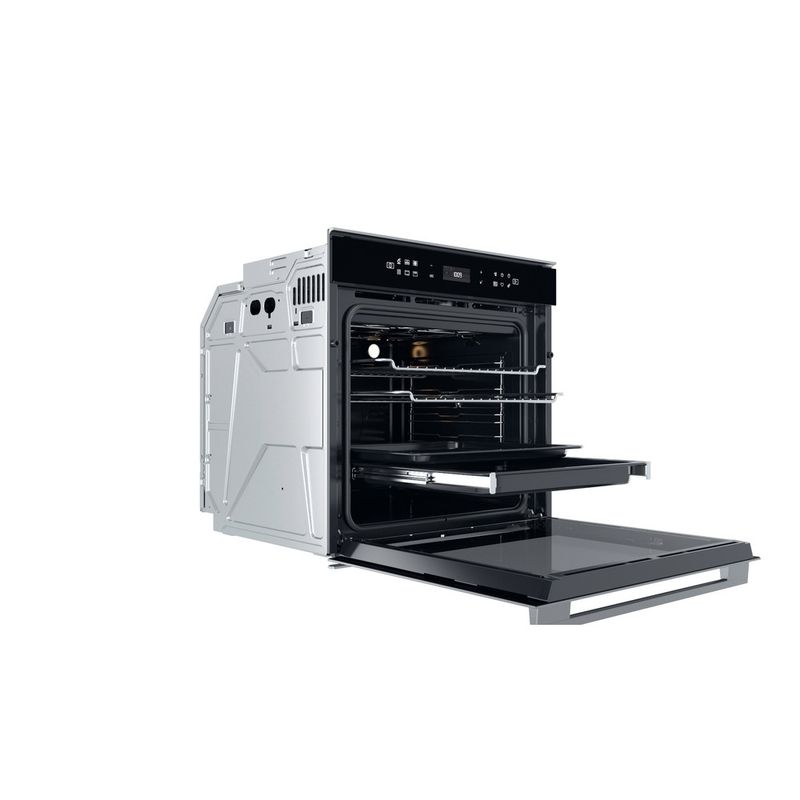 Whirlpool-Forno-Da-incasso-W7-OM3-4S1-P-Elettrico-A--Perspective-open