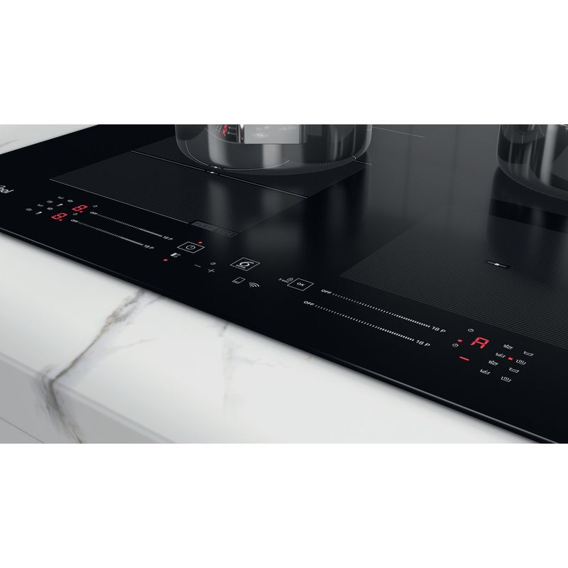 Whirlpool Piano cottura WF S2765 NE/IXL Nero Induction vitroceramic Lifestyle control panel