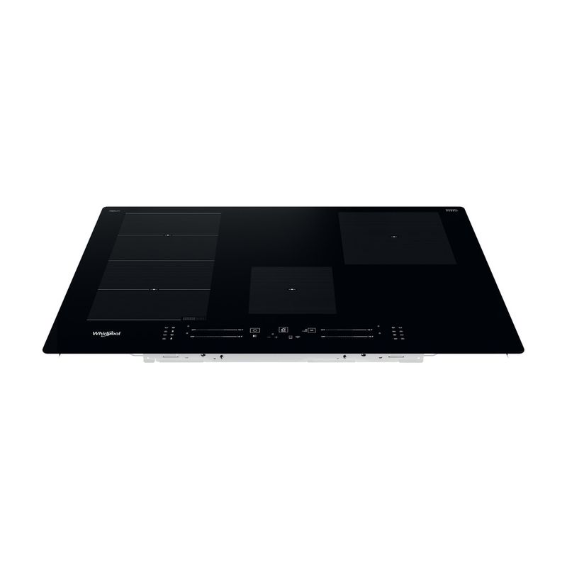 Whirlpool Piano cottura WF S5077 NE/IXL Nero Induction vitroceramic Frontal top down