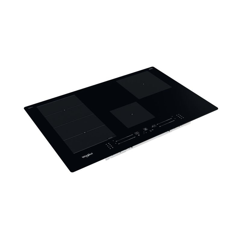 Whirlpool Piano cottura WF S5077 NE/IXL Nero Induction vitroceramic Perspective