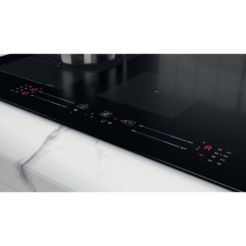 Piano cottura a induzione in vetroceramica Whirlpool - WF S5077 NE/IXL