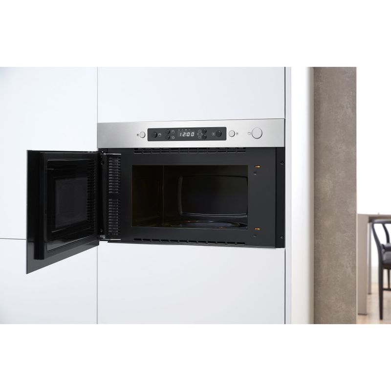 Whirlpool Microonde Da incasso AMW 4990/IX Stainless Steel Elettronico 22 Solo microonde 750 Lifestyle perspective open