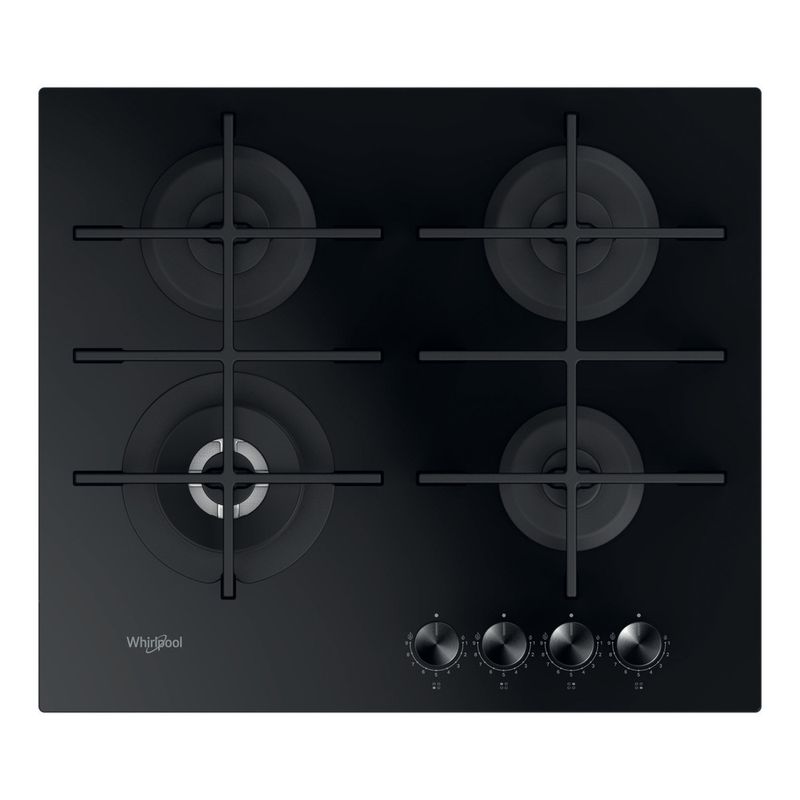 Whirlpool Piano cottura GOWL 628/NB Nero GAS Frontal