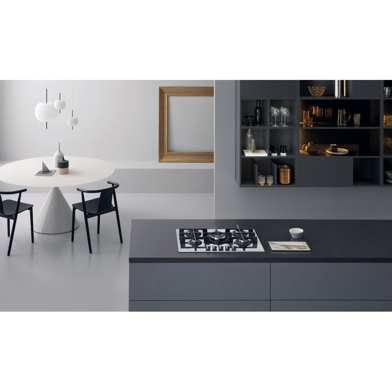 Whirlpool Piano cottura GOWL 758/WH Bianco GAS Lifestyle frontal