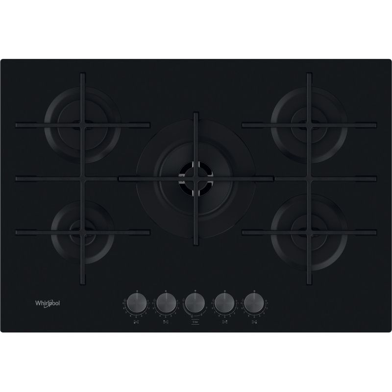 Whirlpool-Piano-cottura-GOWL-758-NB-Nero-GAS-Frontal
