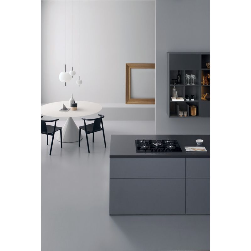 Whirlpool Piano cottura GOWL 758/NB Nero GAS Lifestyle frontal