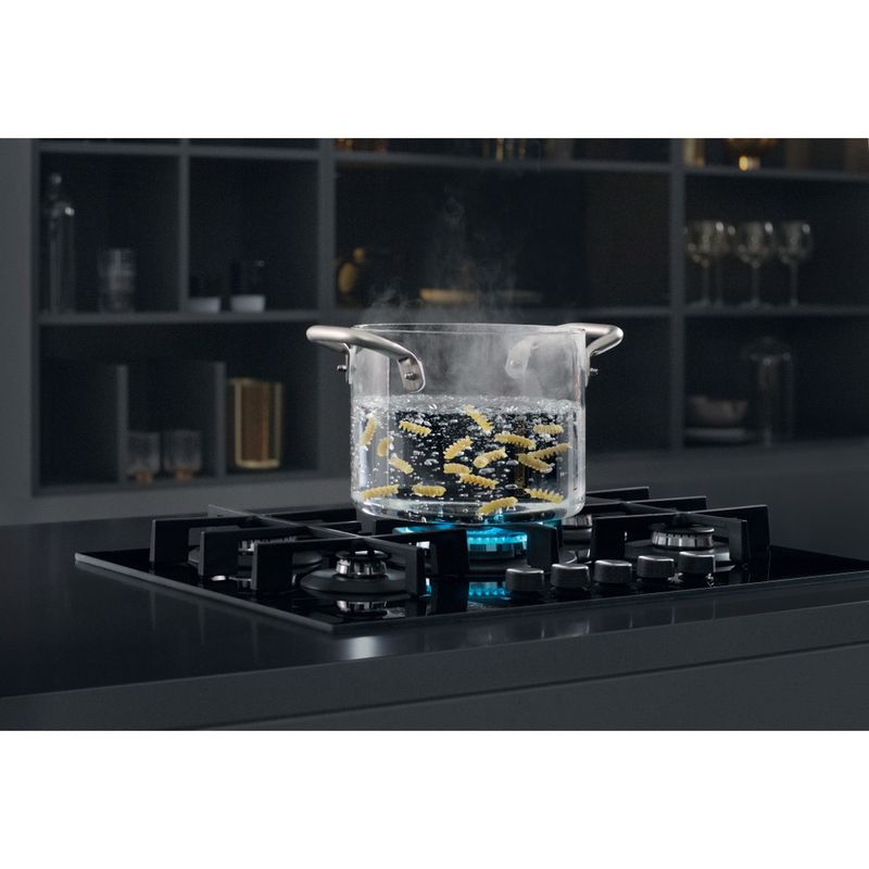 Whirlpool Piano cottura GOWL 758/NB Nero GAS Lifestyle perspective