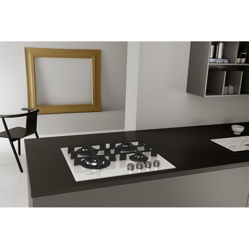 Whirlpool Piano cottura GOWL 628/WH Bianco GAS Lifestyle perspective