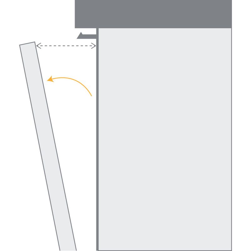 Whirlpool Lavastoviglie Da incasso WIS 7030 PEF Totalmente integrato D Back / Lateral