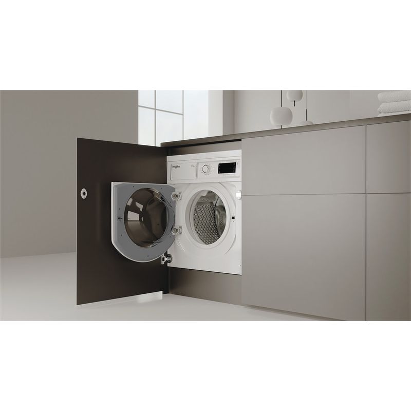 Whirlpool Lavasciugabiancheria Da incasso BI WDWG 961484 EU Bianco Carica frontale Lifestyle perspective open