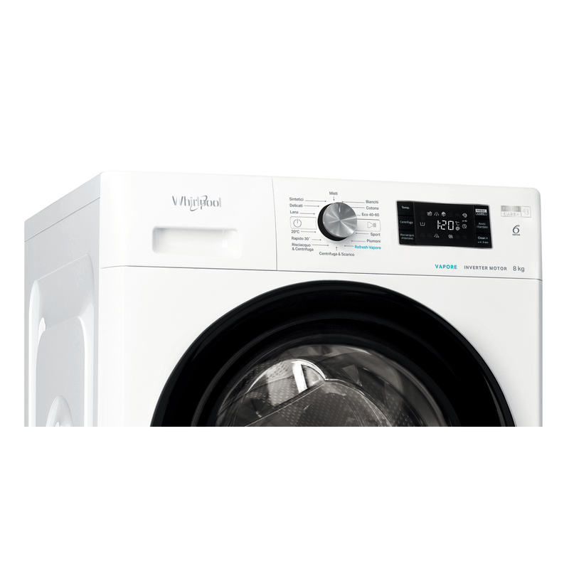 Whirlpool-Lavabiancheria-A-libera-installazione-FFB-R8428-BV-IT-Bianco-Carica-frontale-C-Control-panel