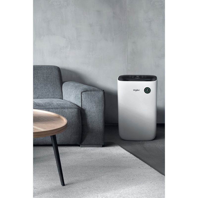 Whirlpool Dehumidifier DE20W5252 Bianco Lifestyle frontal