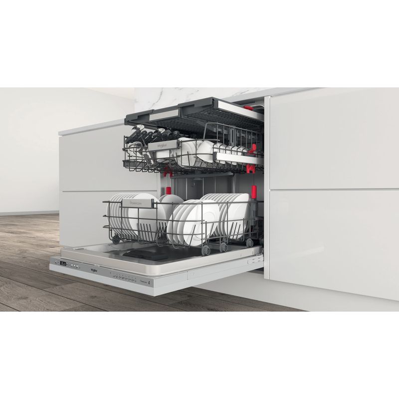 Whirlpool Lavastoviglie Da incasso WIO 3O26 PL Totalmente integrato E Lifestyle perspective open