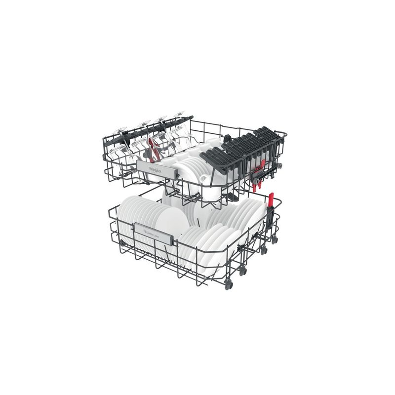 Whirlpool Lavastoviglie Da incasso WIO 3O26 PL Totalmente integrato E Technical Translucent