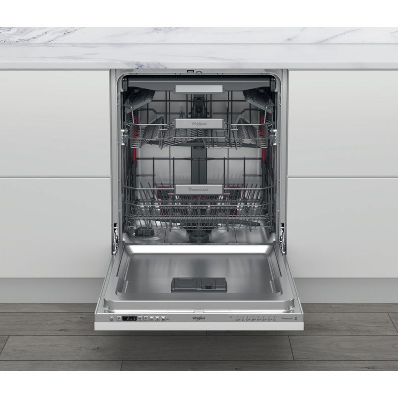 Whirlpool Lavastoviglie Da incasso WIO 3T126 PFE Totalmente integrato E Frontal open