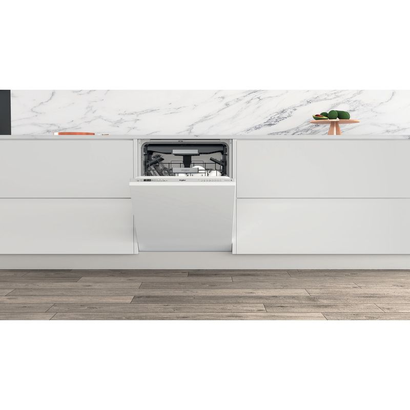 Whirlpool Lavastoviglie Da incasso WIO 3T126 PFE Totalmente integrato E Lifestyle frontal open