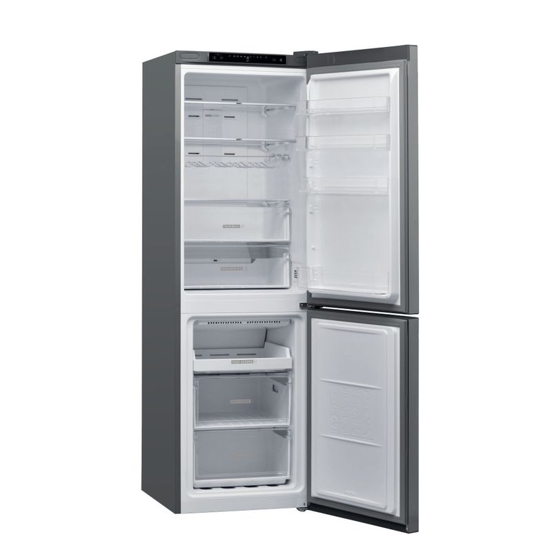 Whirlpool-Combinazione-Frigorifero-Congelatore-A-libera-installazione-W7-831A-OX-Optic-Inox-2-porte-Perspective-open
