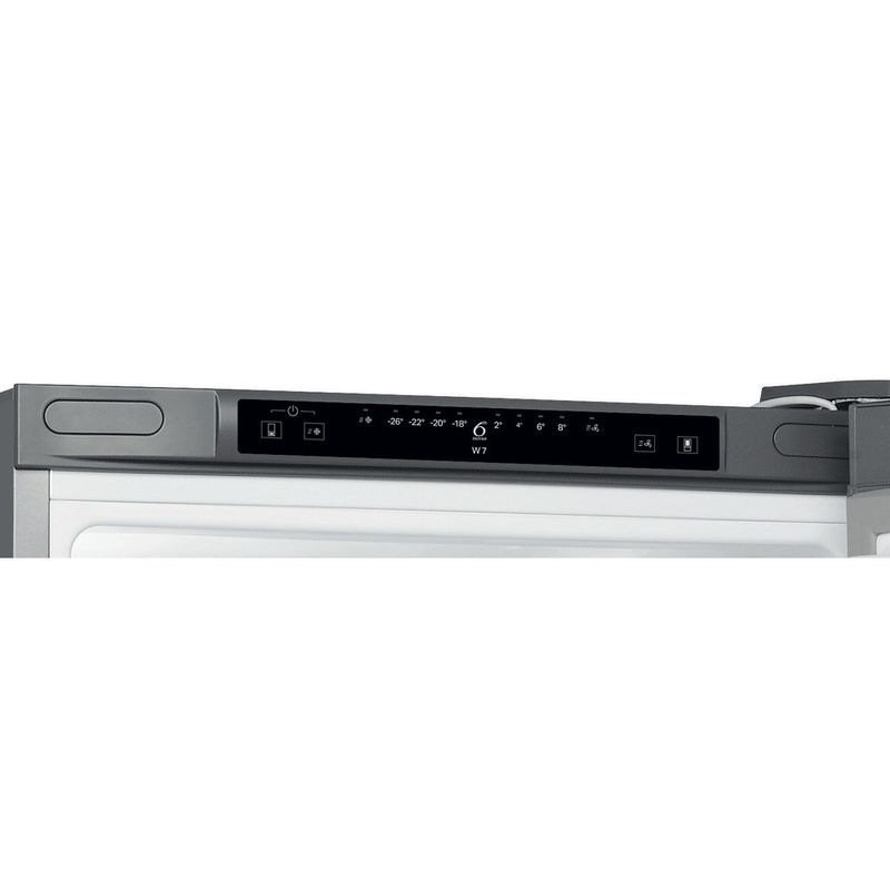 Whirlpool-Combinazione-Frigorifero-Congelatore-A-libera-installazione-W7-831A-OX-Optic-Inox-2-porte-Control-panel