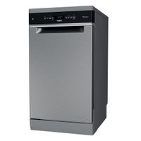 Lavastoviglie libera installazione Whirlpool: slim, inox - WSFO 3T223 PC X