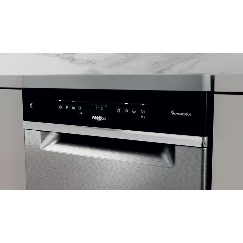 Whirlpool Lavastoviglie A libera installazione WSFO 3T223 PC X A libera installazione E Lifestyle control panel