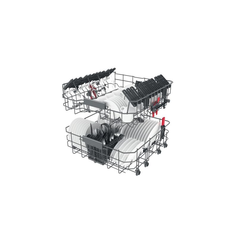 Whirlpool Lavastoviglie Da incasso WRIC 3C26  P Totalmente integrato E Technical Translucent