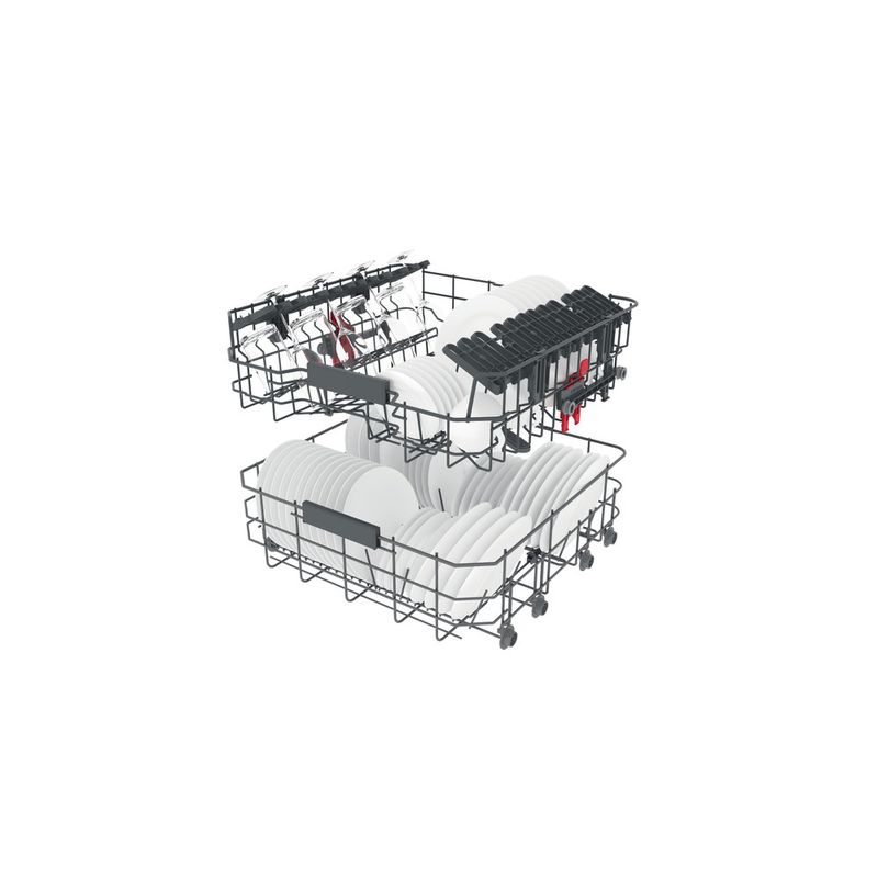 Whirlpool Lavastoviglie Da incasso WIC 3C26 F Totalmente integrato E Technical Translucent