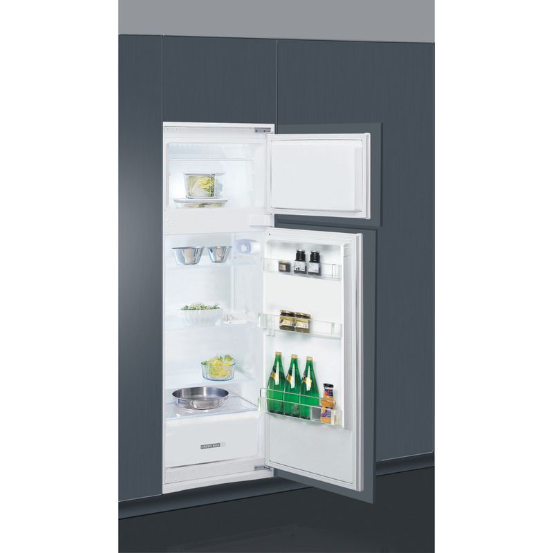 Whirlpool-Combinazione-Frigorifero-Congelatore-Da-incasso-ART-3671-Bianco-2-porte-Perspective-open