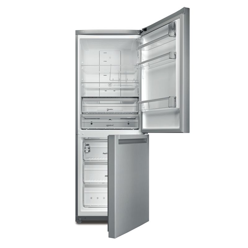 Whirlpool-Combinazione-Frigorifero-Congelatore-A-libera-installazione-B-TNF-5012-OX2-Inox-2-porte-Frontal-open