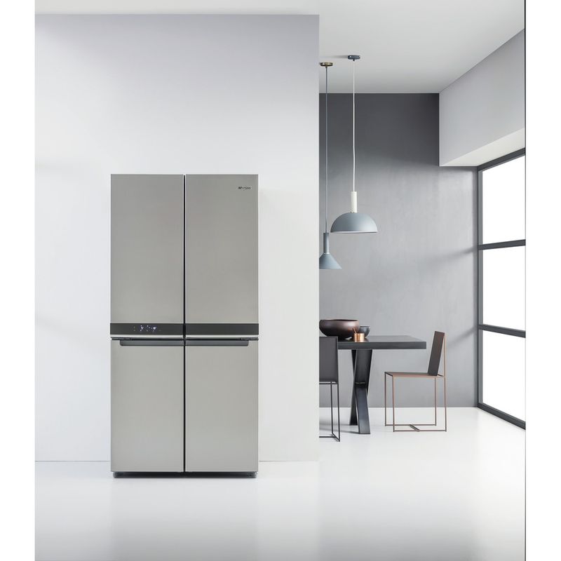 Whirlpool Side by side A libera installazione WQ9 B1L Inox Lifestyle frontal
