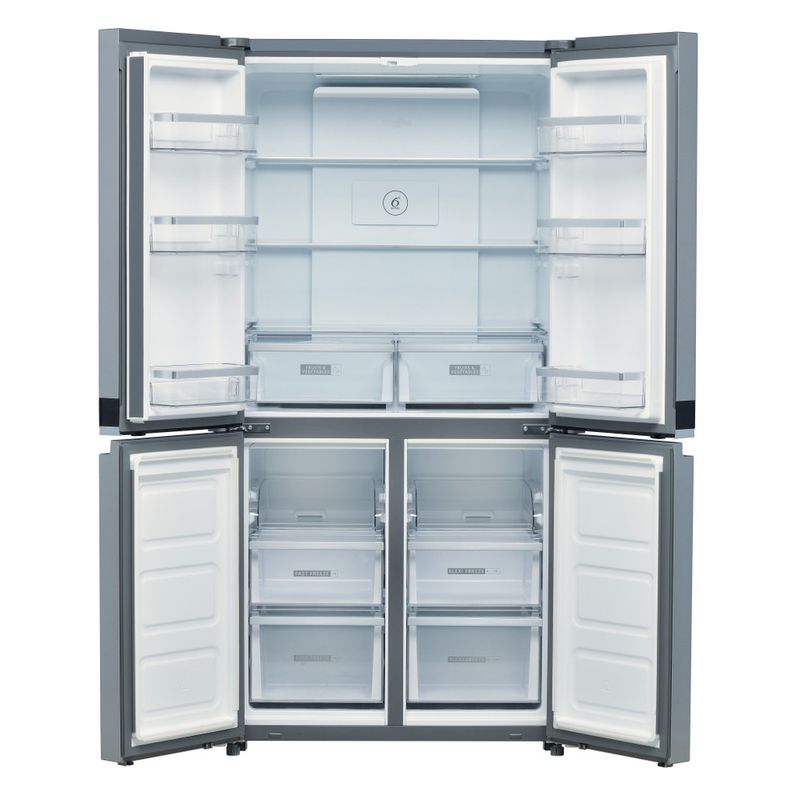 Whirlpool Side by side A libera installazione WQ9 B2L Inox Frontal open