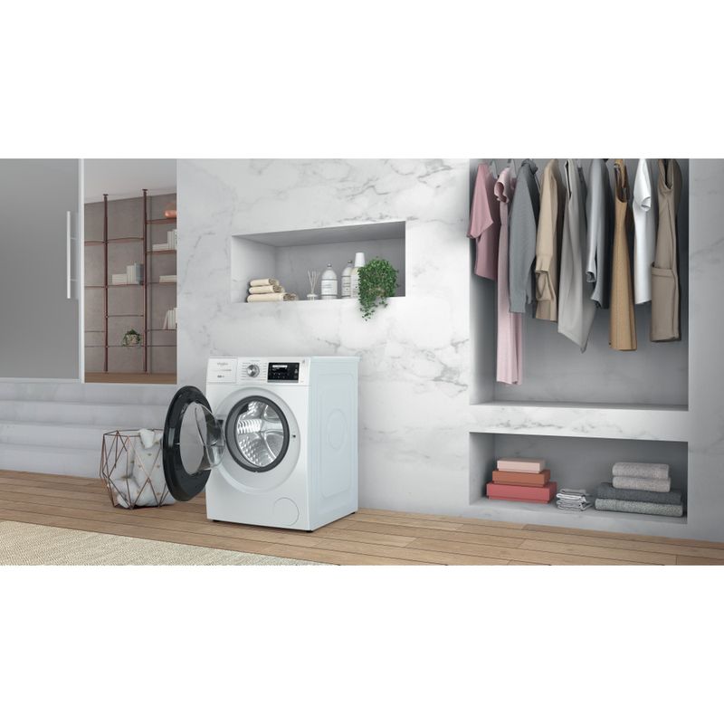 Whirlpool-Lavabiancheria-A-libera-installazione-W7-W045WB-IT-Bianco-Carica-frontale-B-Lifestyle-perspective-open