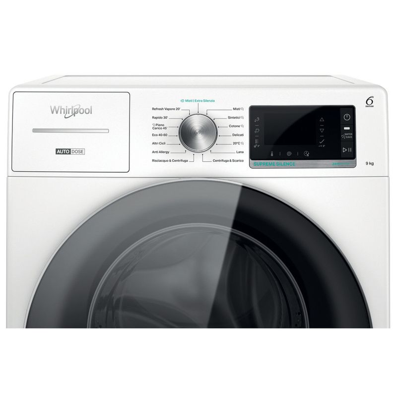 Whirlpool Lavabiancheria A libera installazione W8 W946WR IT Bianco Carica frontale A Control panel