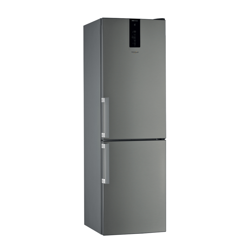 Whirlpool-Combinazione-Frigorifero-Congelatore-A-libera-installazione-W9-831D-IX-H-Inox-2-porte-Perspective
