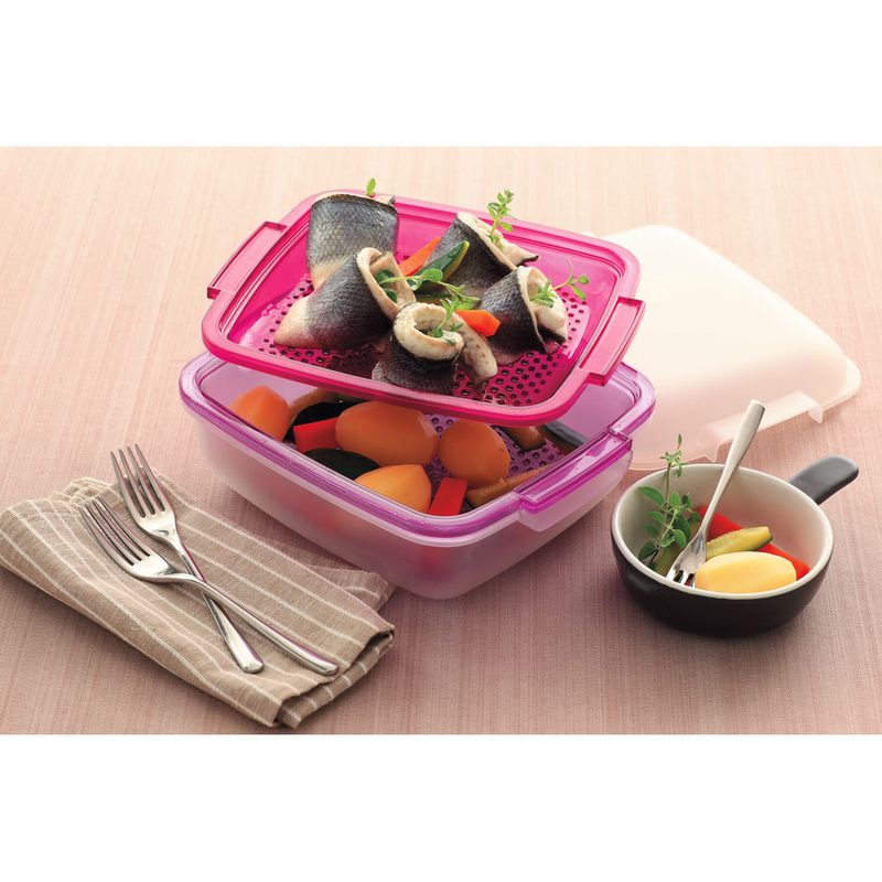 Cuiseur Vapeur Pour Micro-ondes Snips - 2 Litres, Sans BPA, Made In Italy - Cuisson Saine Et Rapide
