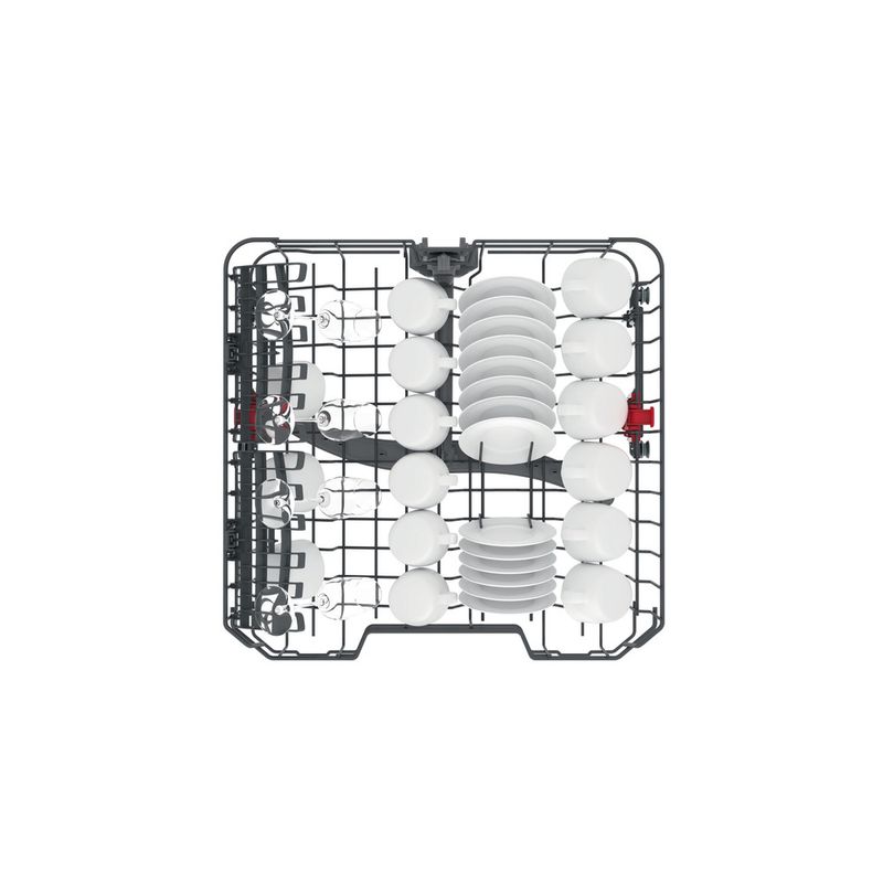 Whirlpool Lavastoviglie Da incasso WI 3010 Totalmente integrato F Rack