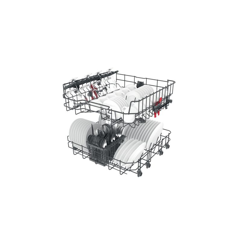 Whirlpool Lavastoviglie Da incasso WI 3010 Totalmente integrato F Technical Translucent