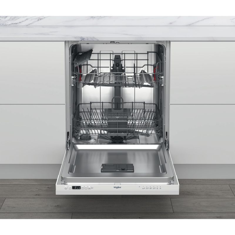 Whirlpool Lavastoviglie Da incasso WIC 3B26 Totalmente integrato E Frontal open