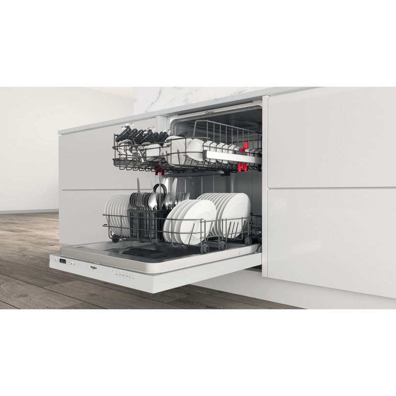 Whirlpool Lavastoviglie Da incasso WIC 3B26 Totalmente integrato E Lifestyle perspective open