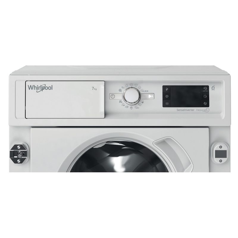 Whirlpool Lavabiancheria Da incasso BI WMWG 71483E EU N Bianco Carica frontale D Control panel