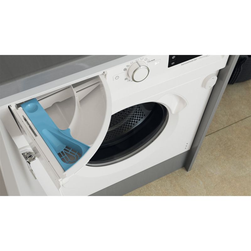 Whirlpool Lavabiancheria Da incasso BI WMWG 71483E EU N Bianco Carica frontale D Drawer