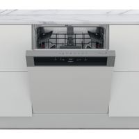 Lavastoviglie semi incasso Whirlpool: colore inox, grande capienza - WB 6020 P X