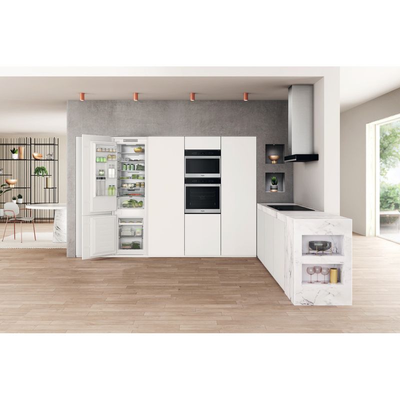 Whirlpool Combinazione Frigorifero/Congelatore Da incasso WHC20 T352 Bianco 2 porte Lifestyle frontal open