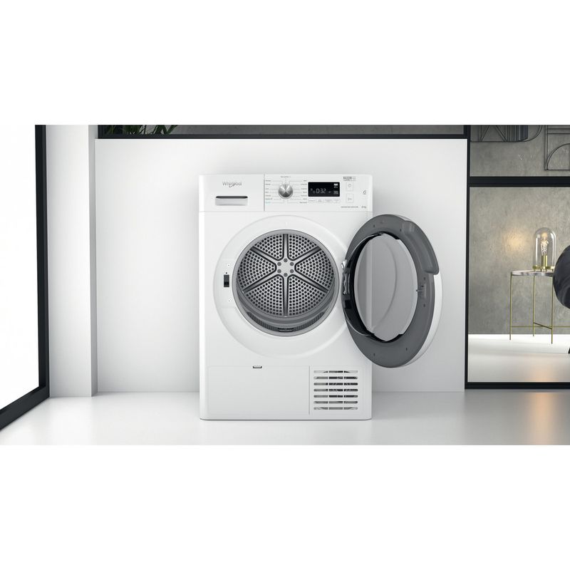 Whirlpool Asciugabiancheria FFT M11 8X3 IT Bianco Lifestyle frontal open