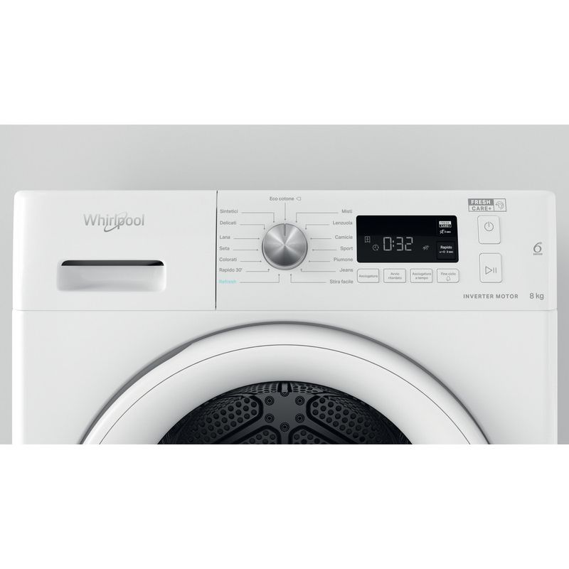 Whirlpool Asciugabiancheria FFT M11 8X3 IT Bianco Lifestyle control panel