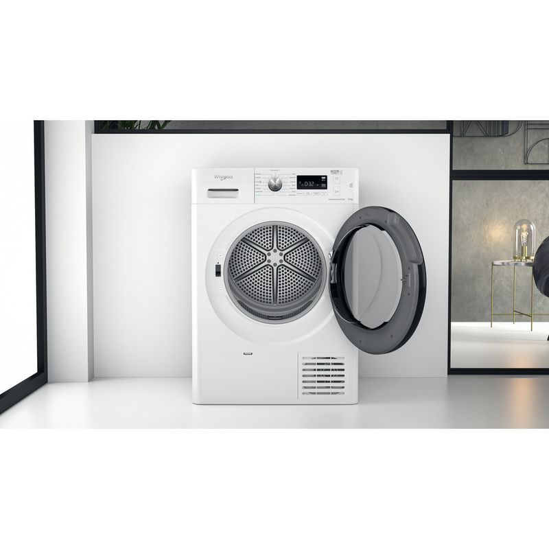 Whirlpool Asciugabiancheria FFT M11 9X2B IT Bianco Lifestyle frontal open